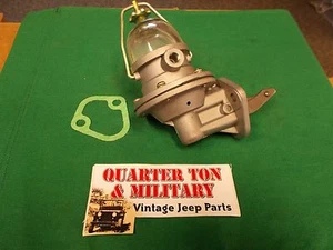Bomba de combustible cuenco de vidrio de una sola acción compatible con motor 134L 134F CJ2A CJ3A MB GPW willys - Imagen 1 de 4