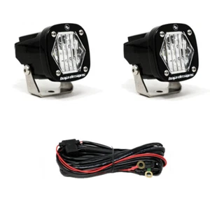 S1 Black LED Auxiliary Light Pod Pair - Universal - Picture 1 of 1