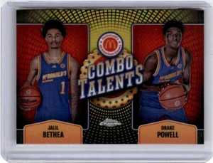 2024 Topps Chrome McDonald's All-American Bethea & Powell Combo Talents Gold /50 - Picture 1 of 2
