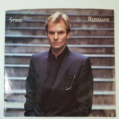 Sting "Russians" "Gabriel's Message" 45 Tested Vg+ Jukebox Picture Sleeve  Foto 1 de 4