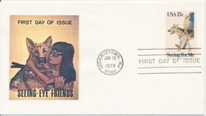 #1787 Seeing Eye Dog GSB cachet First Day cover - Picture 1 of 1