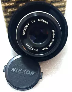 Exc+++ Nikon Nippon Kogaku Nikkor P 105mm f/4 Bellows Lens - Picture 1 of 4