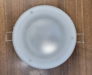 *NEW* RV CAMPER 12V 12 VOLT HALOGEN RECESSED OR FLUSH LIGHT FROSTED GLASS L9136 - Picture 1 of 16