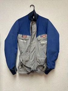 MS Racing Men Gore-Tex Isde Enduro Pro Jacket Blue Grey Sz M Read Description - Picture 1 of 11
