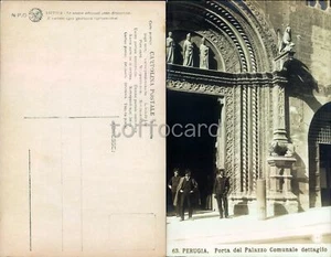 PERUGIA CITTA'-PORTA PALAZZO COMUNALE-FOTOGRAFICA NPG-C40-68 - Foto 1 di 1