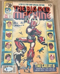 Cincinnati Reds "Big Red Machine" Pop Fly Pop Shop Autograph Pete Rose #37/275 - Picture 1 of 5