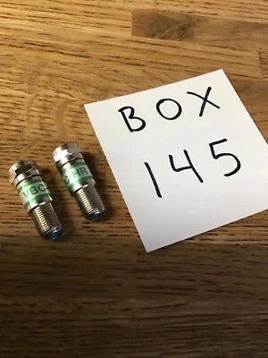 2-Pack New HOLLAND ELECTRONICS VBC-HR DC Voltage Block F Cable Adapter Coupler - Image 1 of 3