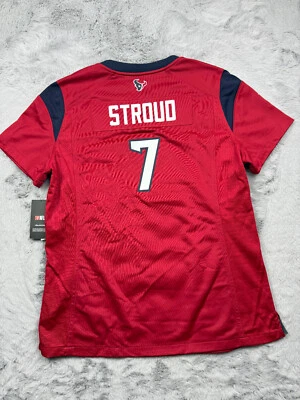 Houston Texans Jersey Womans Extra Large Red CJ Stroud Nike Dri Fit NFL Football - Image 1 of 4