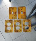 Vintage Metal Brass Resin Light Switch/ Outlet Covers