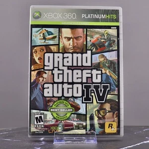 Grand Theft Auto IV 4 | Xbox 360 | Platinum Hits | Completo en caja | 2008 - Imagen 1 de 5