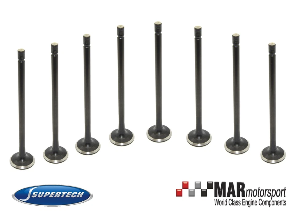 MINI R52 | R53 | Cooper S | JCW | 8x +2.3mm SUPERTECH Nitrided Exhaust Valves - Image 1 of 1