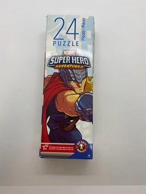 Marvel Super Hero Adventures 24 Piece Puzzle Cardinal Used Thor Ultron Loki - Image 1 of 4