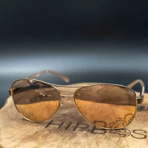 Burberry Vintage Sunglasses B3080 1235/7J Gold Frame Brown Mirrored Lenses - Picture 1 of 17