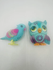 Littlest Pet Shop Sing A Song Owl Toy Hasbro 10cm & Littlest Live Pet Bird - Picture 1 of 5