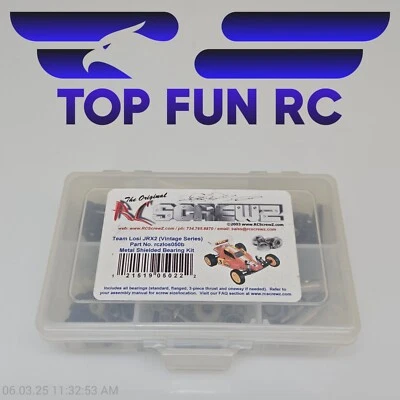 RC Screwz Team Losi JRX2 Part #RCZLOS050B Metal Shielded Bearing Kit - Image 1 of 2