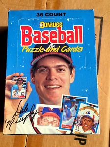 1988 Donruss Baseball Puzzle and  Cards Box  Brand New 36 Packs  CASE HIT - Picture 1 of 4
