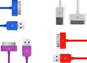 30 Pin Kabel USB Sync & Lade Datenkabel für Apple iPhone 4 4S 3GS iPad 1 2 3 - Bild 1 von 1
