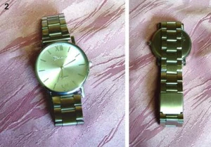 Armbanduhr (2) mit Edelstahlarmband - Bild 1 von 1
