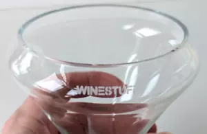 Crystal Wine Funnel Aerator Diffuser WineStuff Glass Barware 5" x 3" Apothecary - Picture 1 of 7