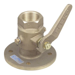 VÁLVULA DE BOLA SEACOCK PERKO 1-1/2" BRONCE - Imagen 1 de 1