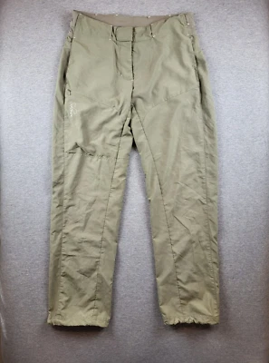 Salomon Women's Stretchy Nylon Polyester Hiking Vented Pants Beige Size 12 -32w - Image 1 of 4