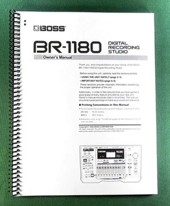 Boss BR-1180 / 1180CD Owner's Instruction Manual: 192 Pages & Protective Covers! - Picture 1 of 1