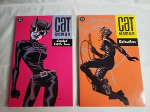 DC Comics Catwoman Crooked Little Town & Relentless 2003 Graphic Novel SC - Picture 1 of 10