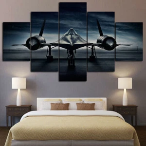 Lockheed SR-71 Blackbird Aircraft Airplane Canvas Prints Painting Wall Art Decor - Picture 1 of 2