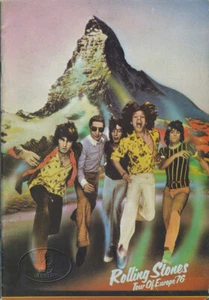 ROLLING STONES 1976 Europe Tour Concert Program Tour Book - Picture 1 of 1