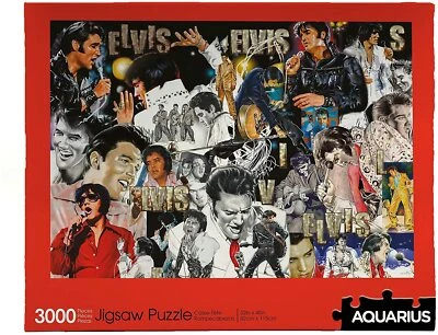 Elvis Presley Collage Gigante 3000 Piezas Puzle Rompecabezas 1150mm x 820mm - Imagen 1 de 3