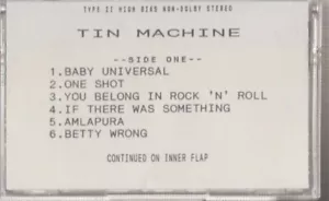 tin machine II cassette promo david bowie sales brothers - Picture 1 of 2