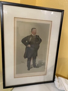 Vanity Fair Original Print 1905~Professionally Framed~Pres. Law Society~w/COA - Picture 1 of 11