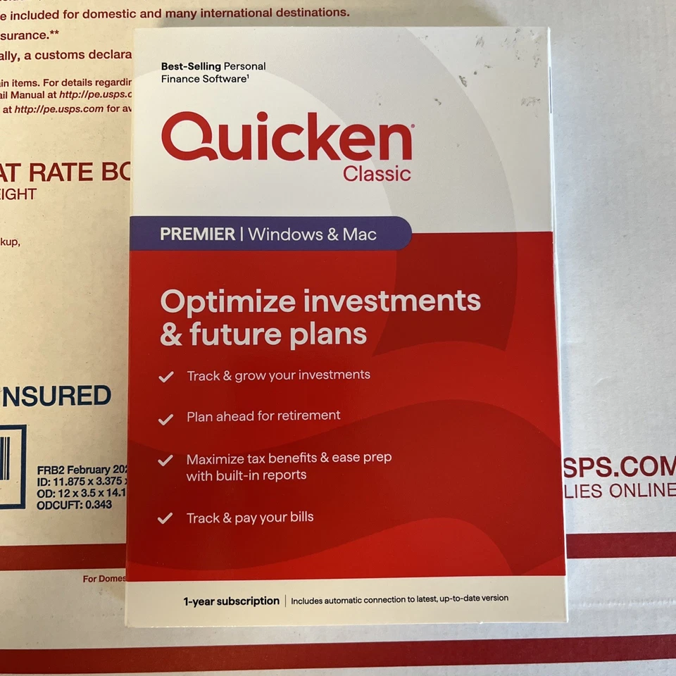 NEW Quicken Classic Premier Personal Finance - 1 Year  (Windows/Mac) - Image 1 of 1