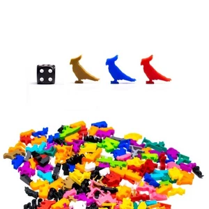 Parrot Animal Meeple para Juegos de Mesa - Juego de Mesa Accesorios Piezas Actualización - Imagen 1 de 102