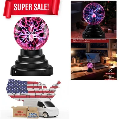 Bola de luz de plasma educativa - Globo interactivo de 12 pulgadas para jóvenes científicos Foto 1 de 4