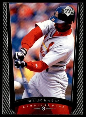 1999 Upper Deck Willie McGee St. Louis Cardinals #187 - Image 1 of 2