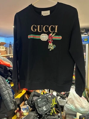 Gucci  Black Bunny  Logo Women's Sweatshirt  New With Tags - Image 1 of 4