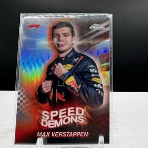 2024 Topps Chrome Formula 1 Max Verstappen Speed Demons Card #SD-1 - Picture 1 of 2