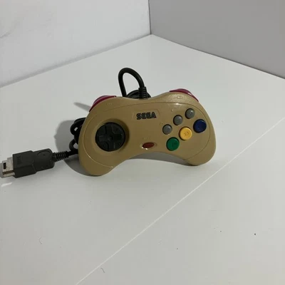 Mando GamePad Original Oficial Sega Saturn, Amarillo. Foto 1 de 4