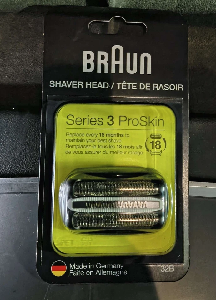 Cassete de papel alumínio para barbear Braun Series 3 ProSkin 32B - Imagem 1 de 1