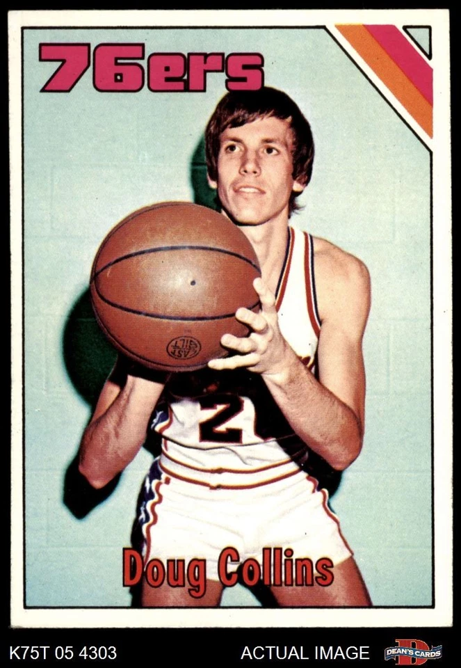 1975 Topps #148 Doug Collins 76ers Illinois St 6 - EX/MT - Image 1 of 1