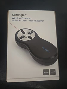 SEALED Kensington Wireless Presenter With Red Laser - Nano Receiver Windows/Mac - Picture 1 of 3