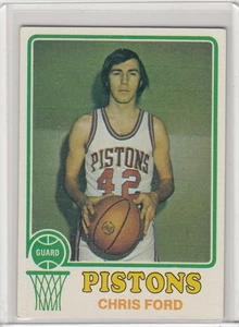 1973 Topps Basketball Karte #79 Chris Ford Rookie Detroit Pistons - Ex-ExMt - Bild 1 von 2