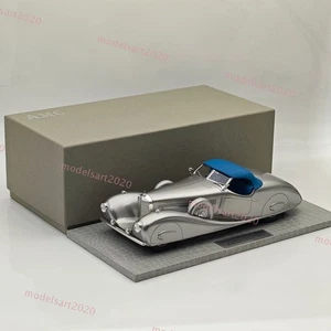 1/18 AMC Mercedes Benz 540K W29 Stromlinien Roadster Silver Erdmann & Rossi 1936 - Picture 1 of 9