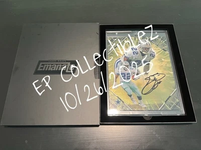 Emmitt Smith Autographed 4/50 Fanatics Emanate COA Dallas Cowboys - Image 1 of 2