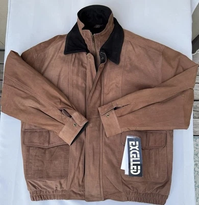 De Colección Excelente Chaqueta de Motocicleta Cuero Abrigo de Montar Hombres XXL Harley Davidson Honda Foto 1 de 4