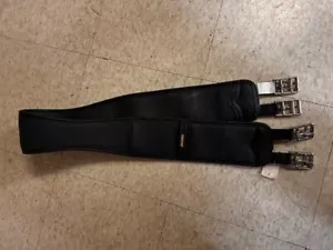 Fibbie a rullo WINTEC nere inglesi GIRTH sagomate ottime condizioni* 54" - Foto 1 di 1