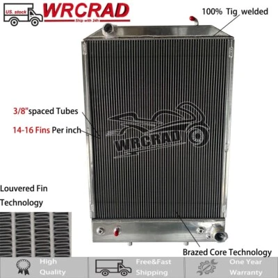 Radiador para 1997-2002 2000 1998 99 Chevy GMC T7500 T6500/Isuzu FTR FRR FVR FSR Foto 1 de 4