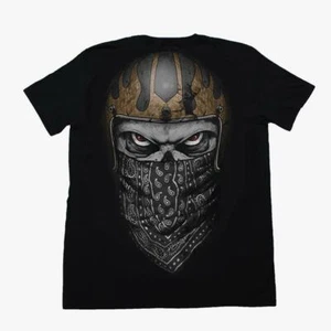 Camiseta Lethal Threat Skull Bandana Llave Mecánica Motociclista VV40141 - Imagen 1 de 6