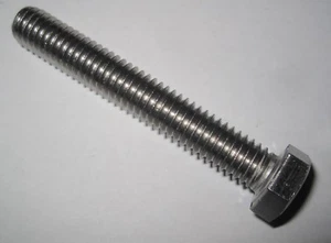 3/8 UNC by 2.5" Hex Set Screw - Stainless Steel (Qty 4) - Picture 1 of 1